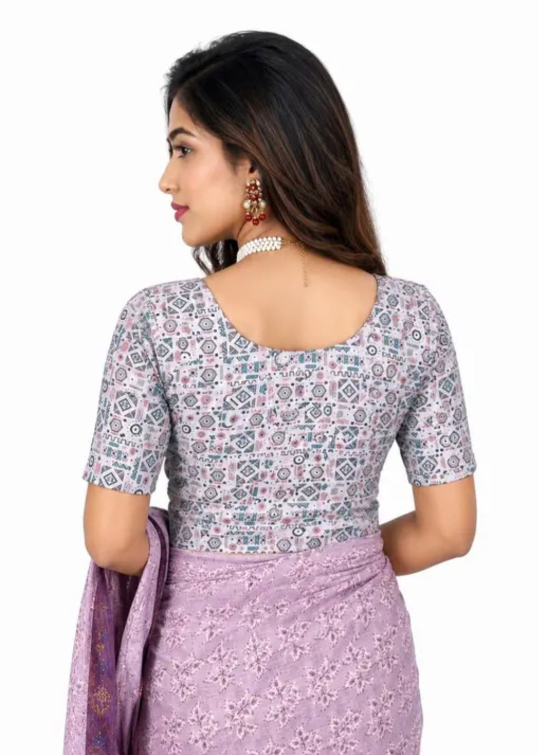 Bollywood designer sari blouse size 40 Secondary image