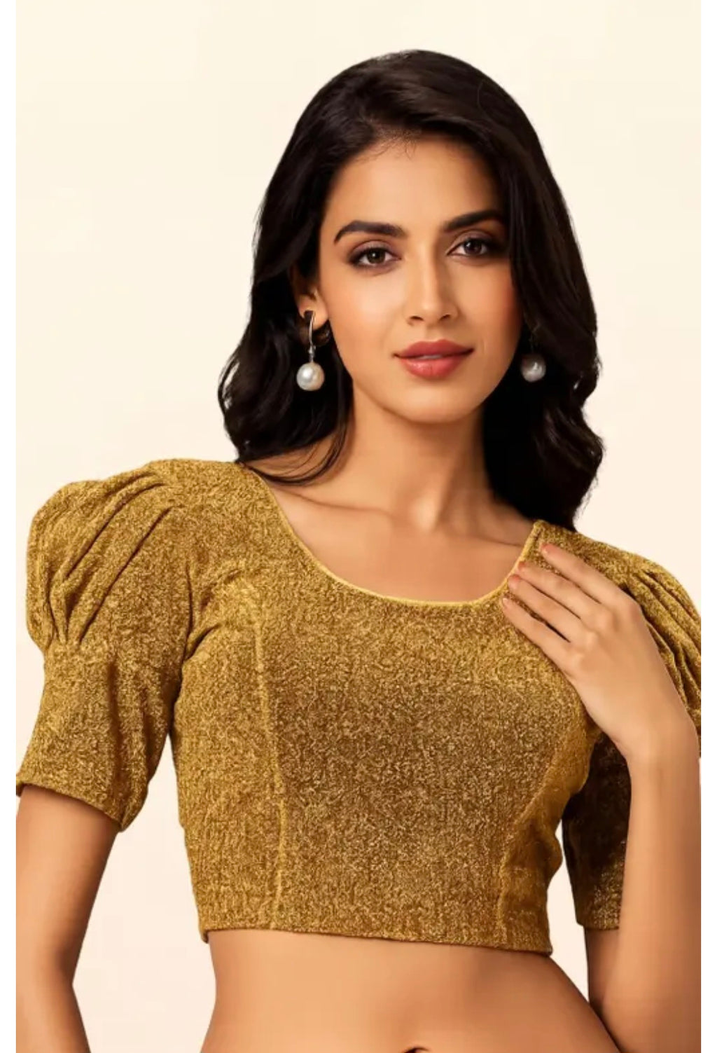 Bollywood désigner mariage sari blouse shimmer taille xxl