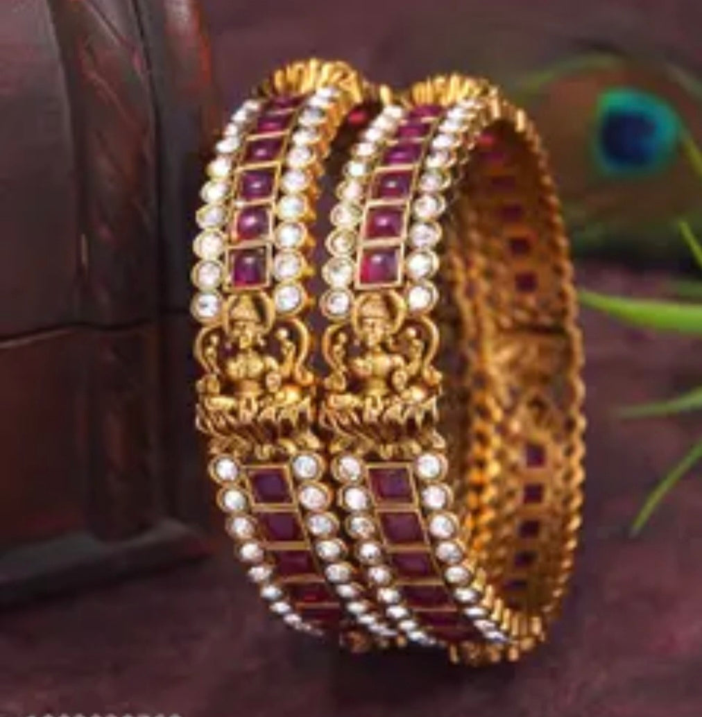 Bollywood désigner temple bracelet taille 2.6