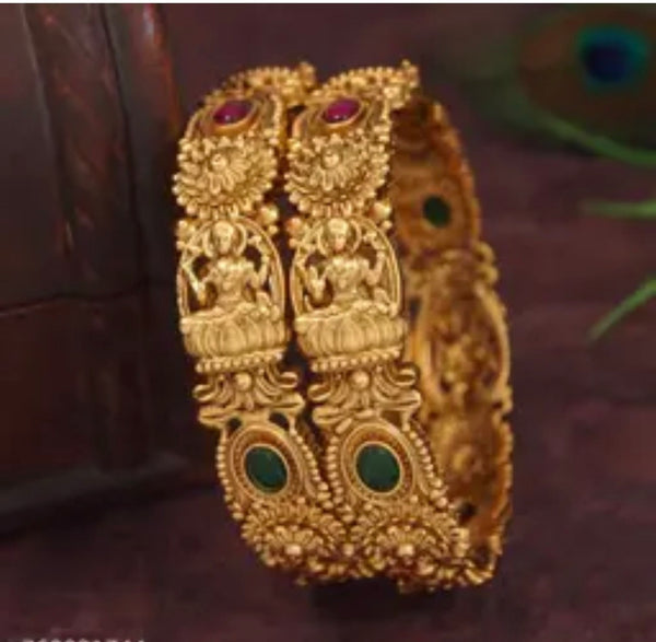Indian temple lakshmi bracelet taille 2.10