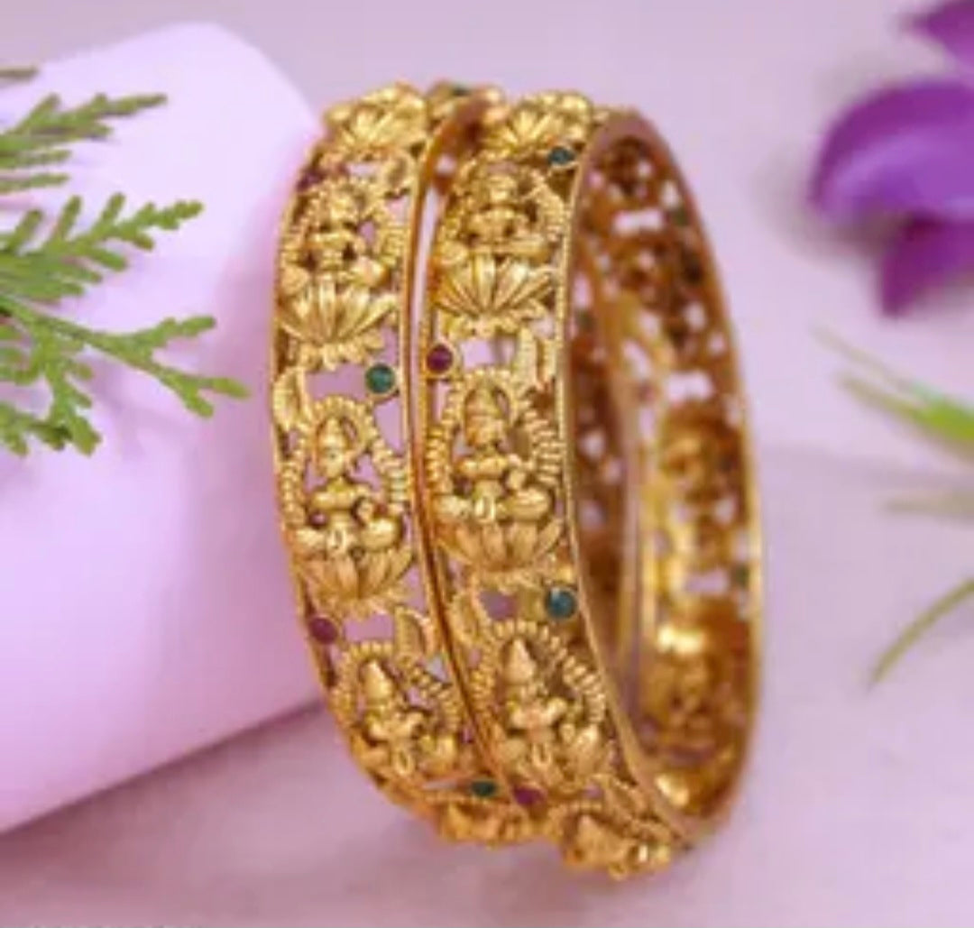 Indian désigner lakshmi bracelet taille 2.8 Image secondaire du produit