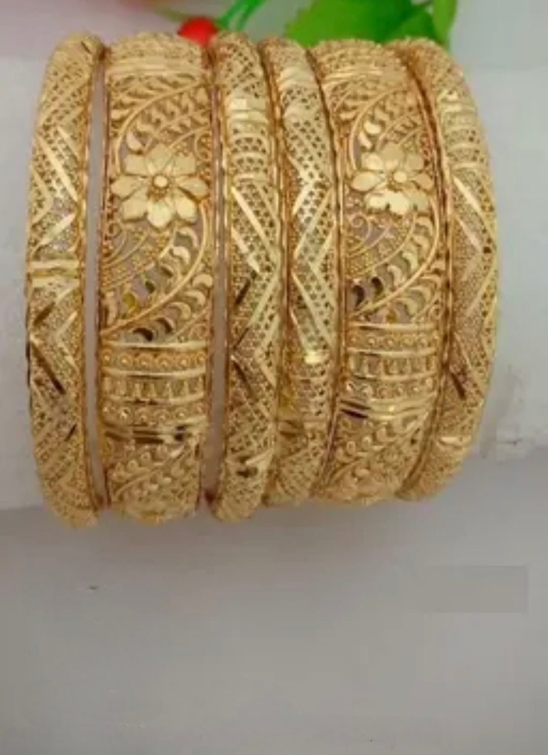 Bollywood wedding bracelet 6-piece set size 2.8