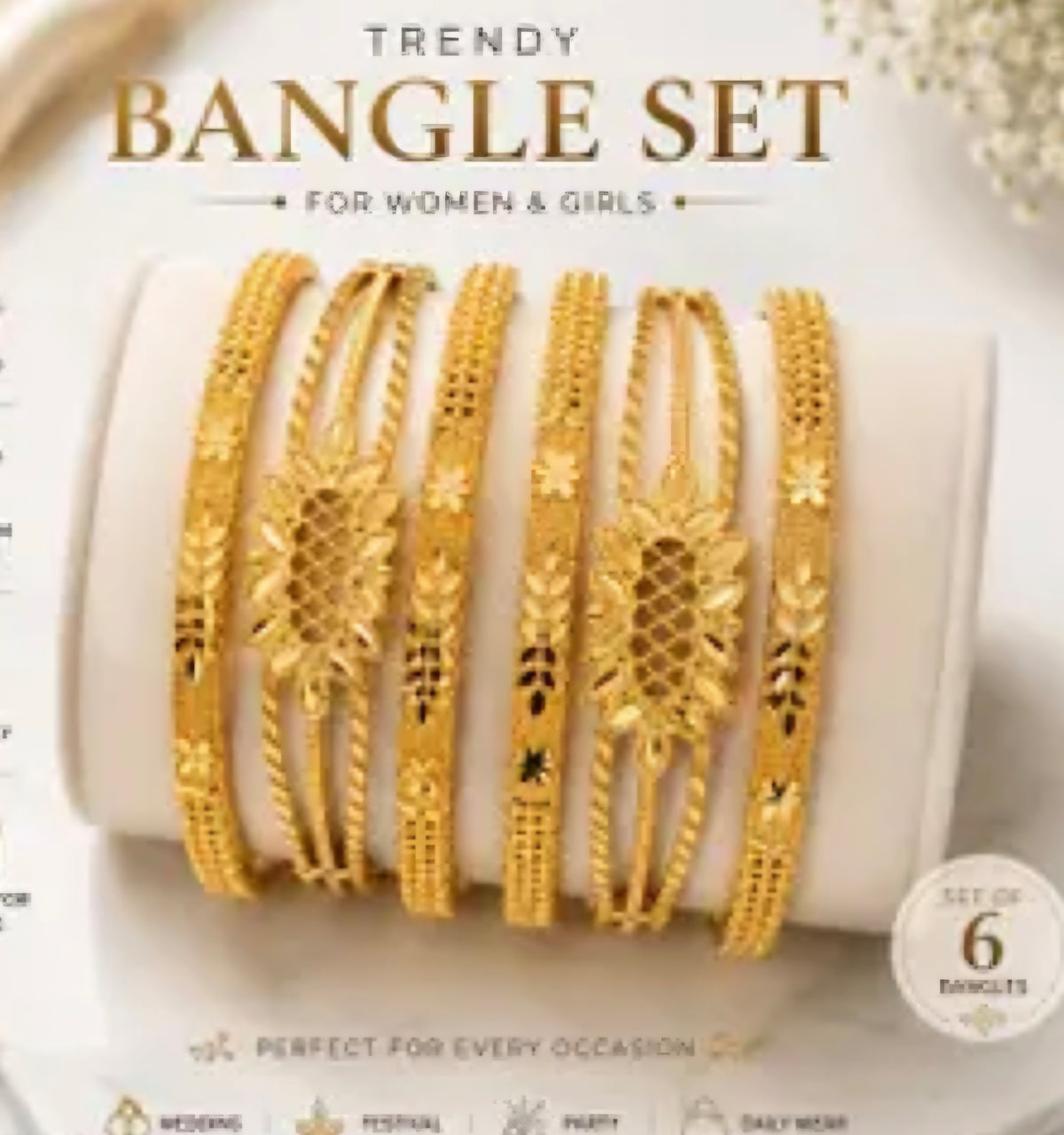 Bollywood désigner bracelet taille 2.8
