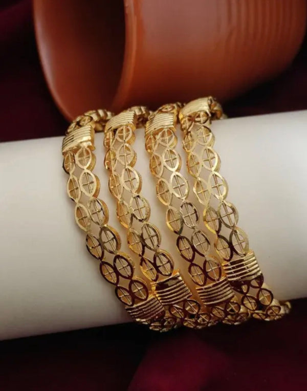 Indian traditionnelle bracelet plaqué or taille 2.8
