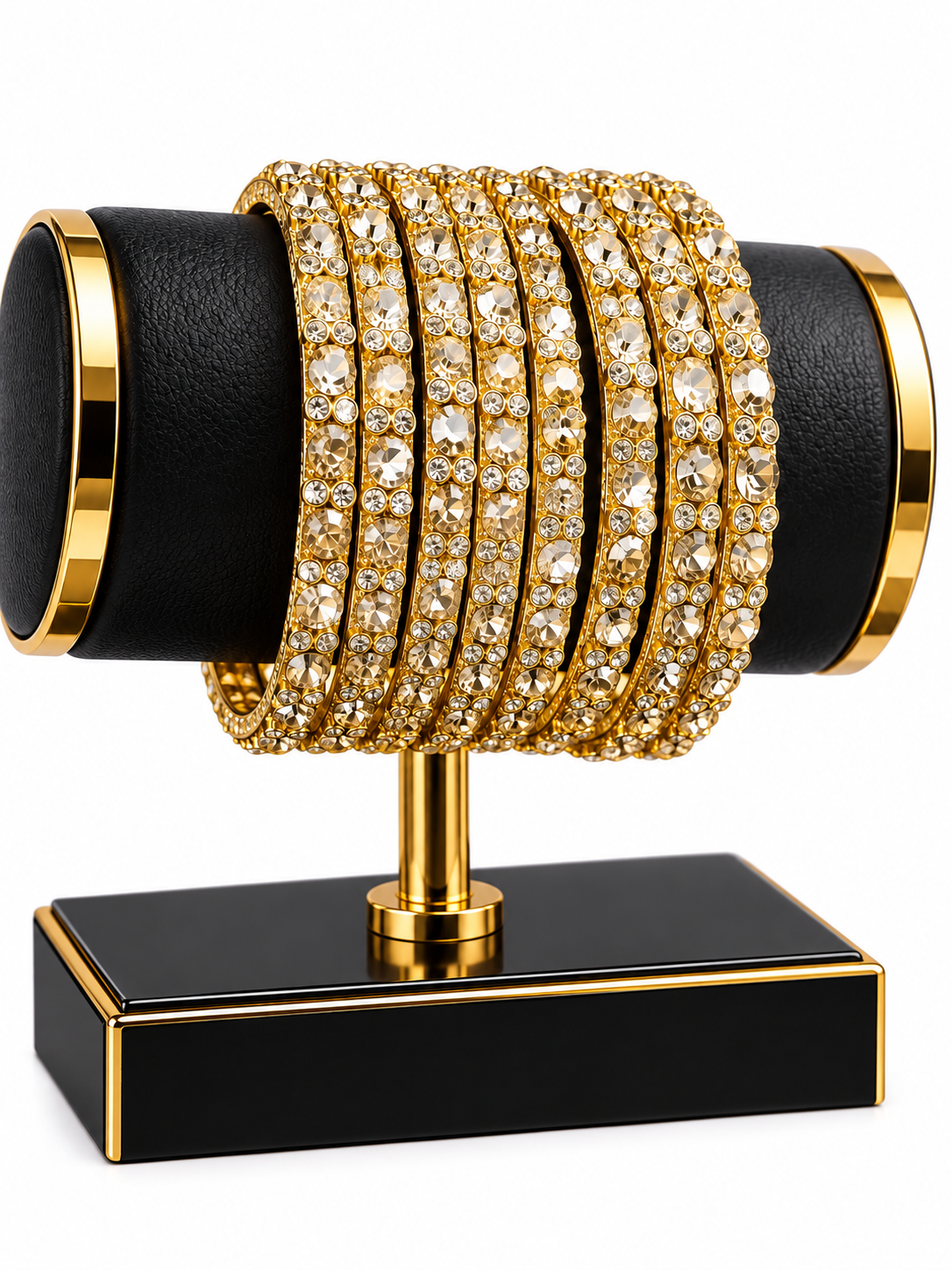 Indian désigner bangles doré taille 2.8