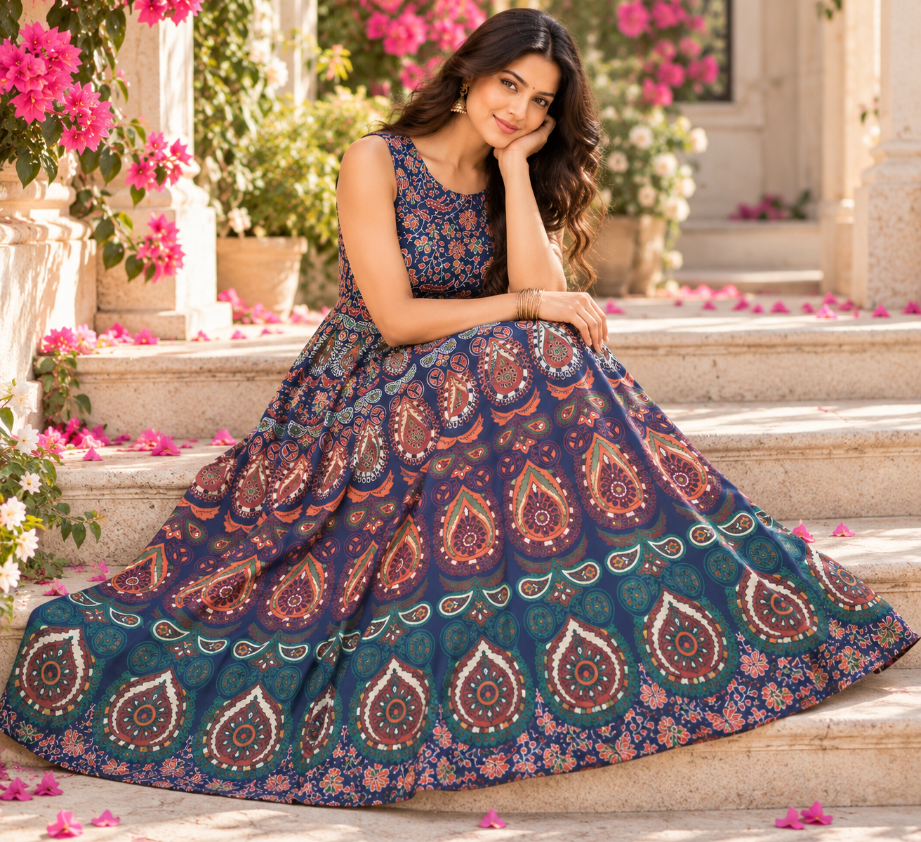 Bollywood cotton dress size 36/40 Secondary image