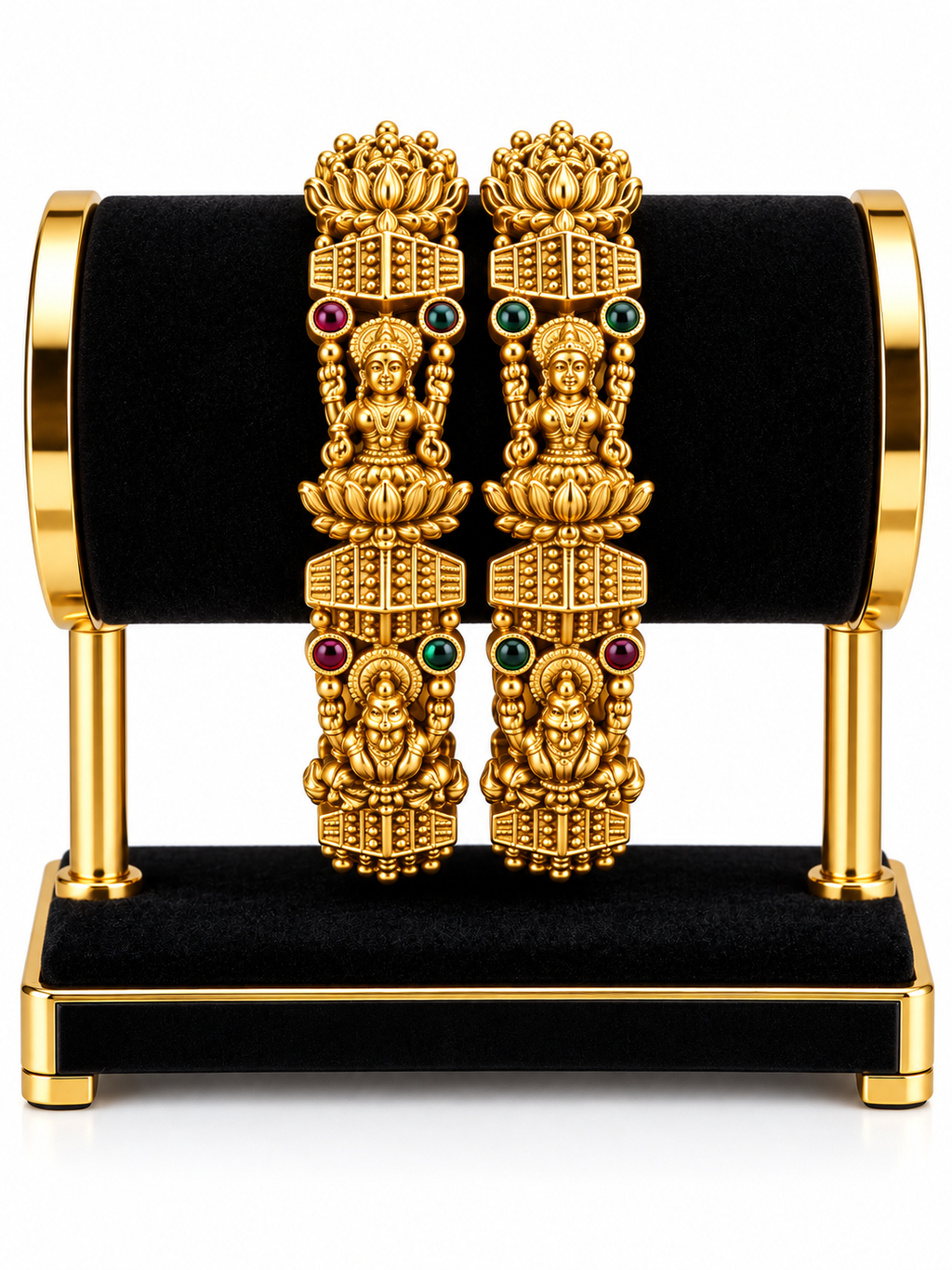 Indian désigner temple lakshmi bracelet taille 2.6