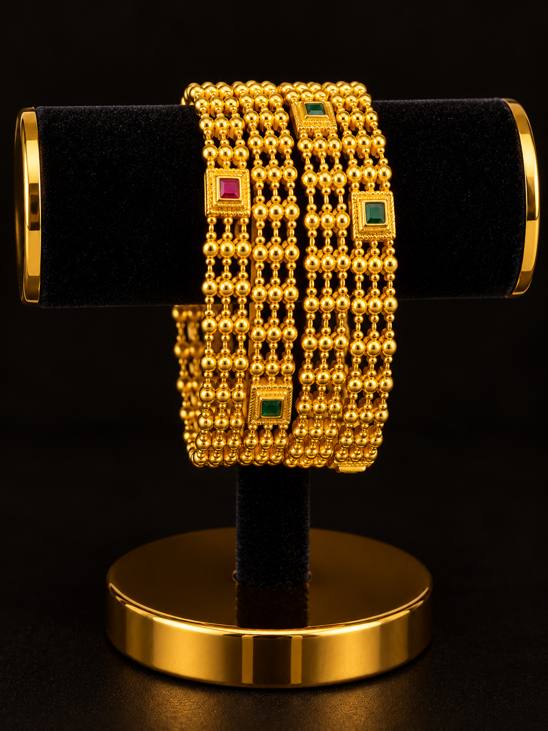 Bollywood désigner bracelet 4 pièces taille 2.10 Image principale du produit