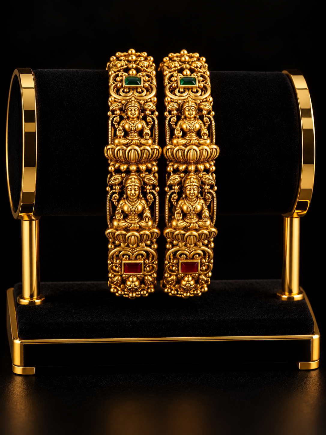 Bollywood désigner temple bracelet taille 2.8 Image principale du produit
