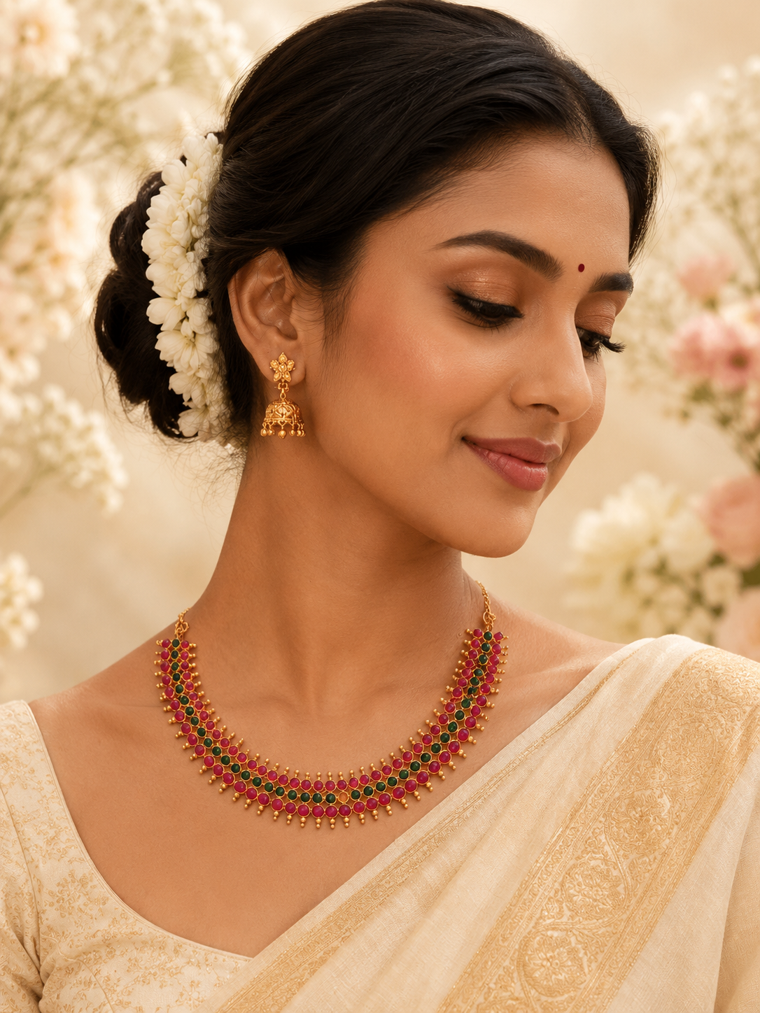 Bollywood désigner mariage sari parure 2 pièces Image principale du produit