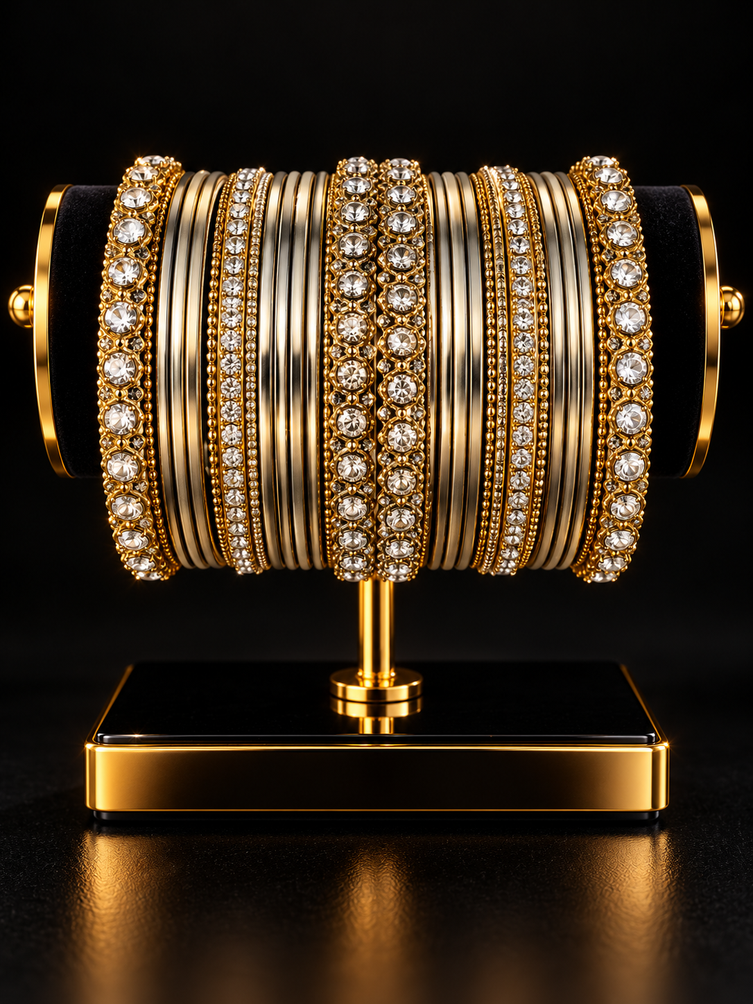 Bracelet doré taille 2.8 indien bangles