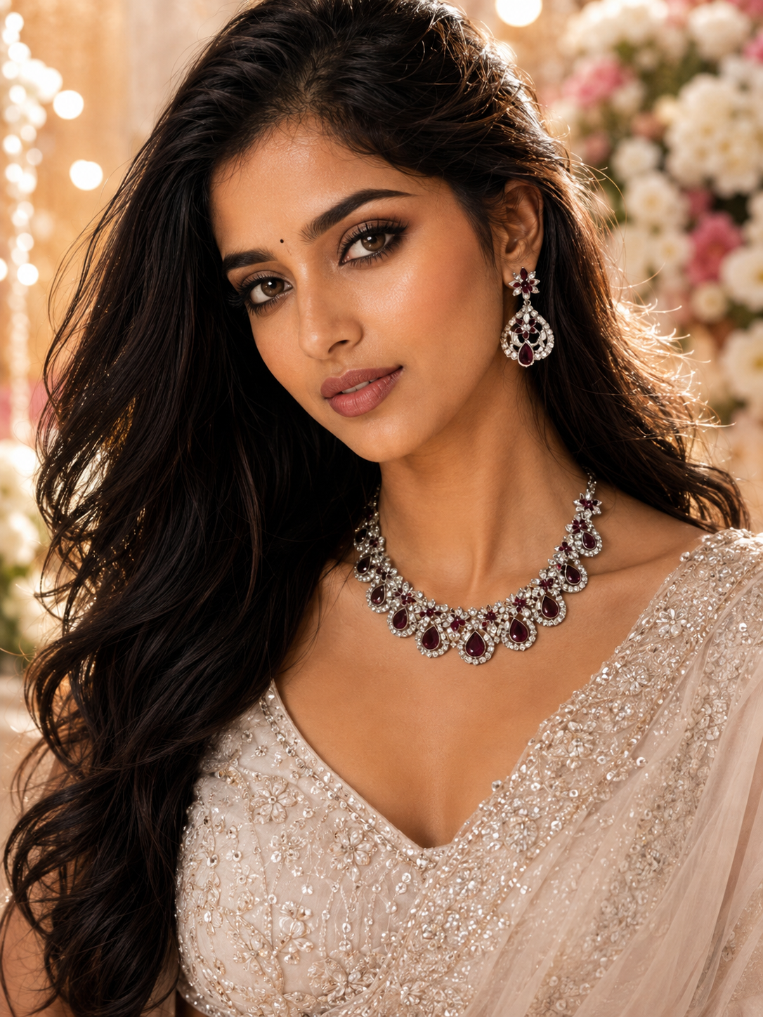Bollywood désigner mariage parure noir 2 pièces