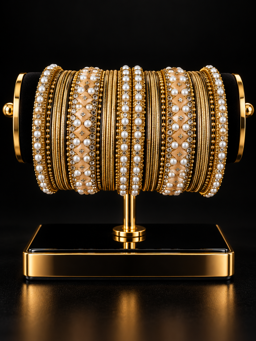 Bracelet doré taille 2.8 Indian bangles