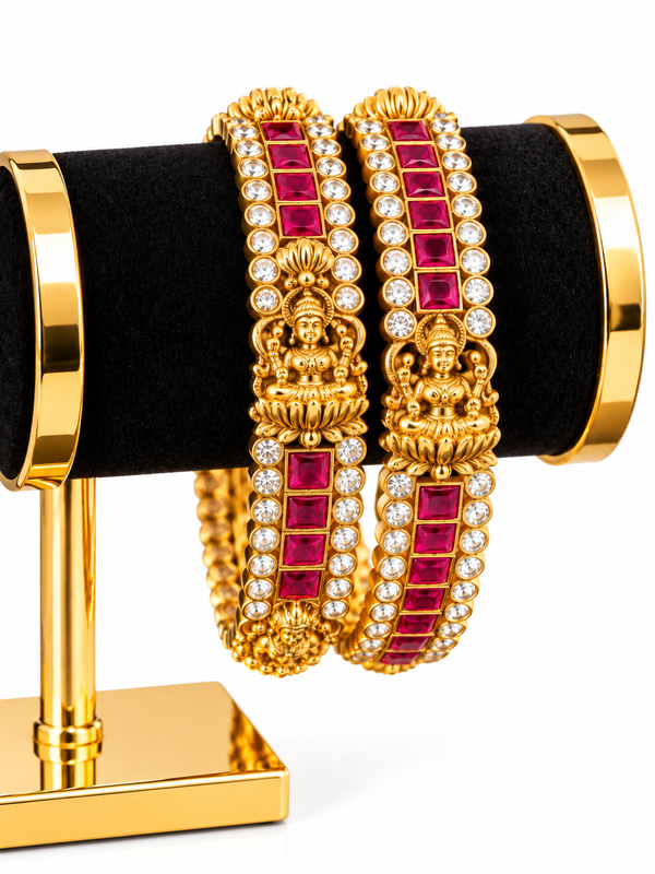 Bollywood désigner temple bracelet taille 2.6