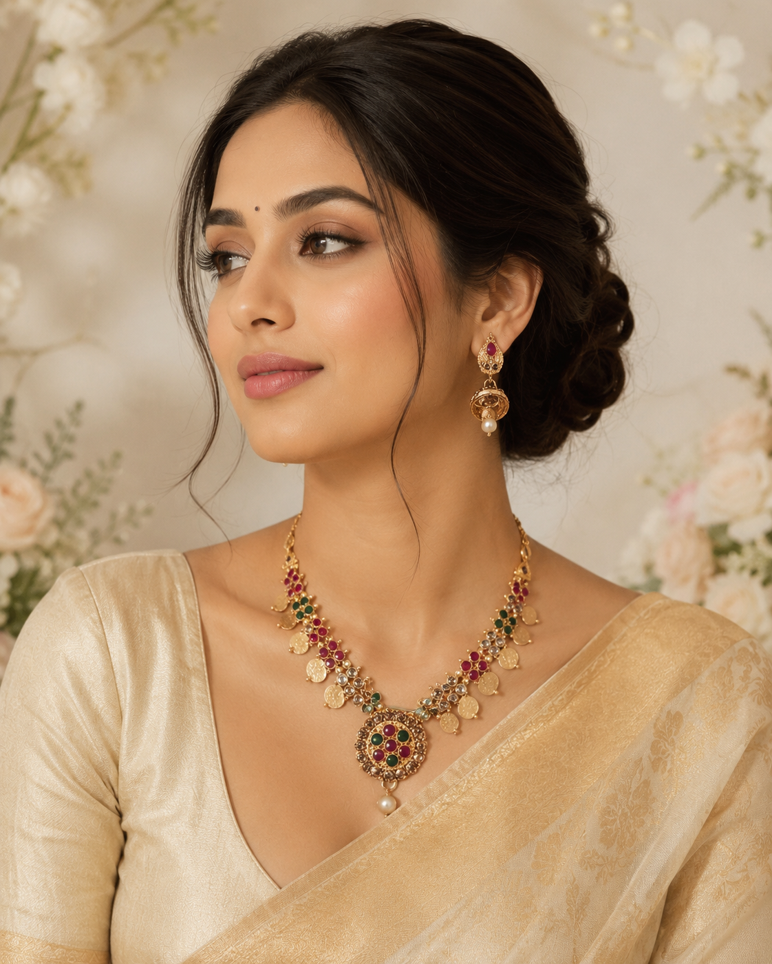 Bollywood désigner mariage sari parure 2 pièces Image principale du produit
