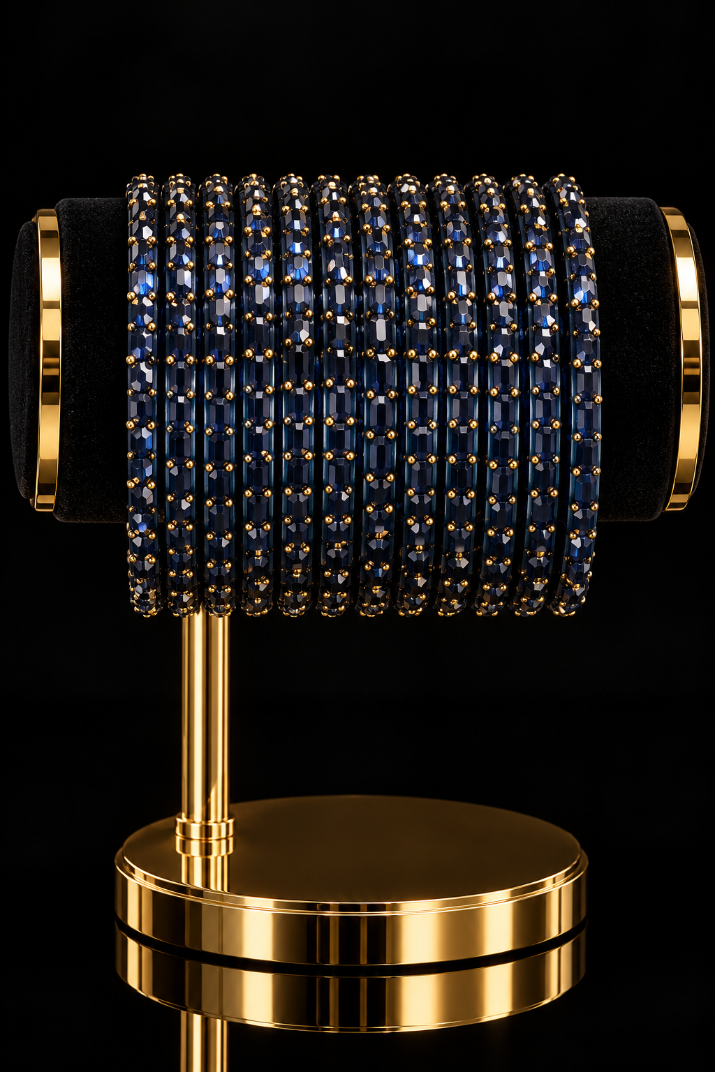 Indian bangles bleu taille 2.8 verre